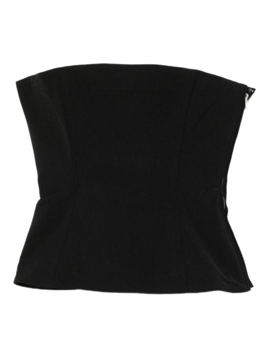 25FW 장 폴 고티에 민소매 티셔츠 TO337 W002 00 Black