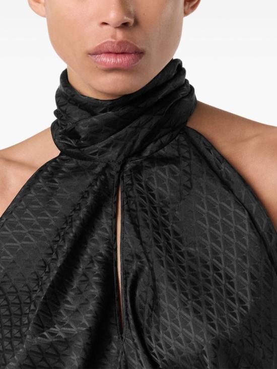 25FW 베르사체 민소매 티셔츠 1021986 1A16232 1B000 Black - VERSACE