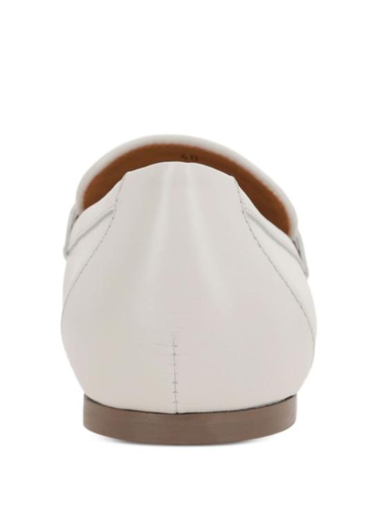 25SS 토즈 카프스킨 레더 로퍼 XXW79A0JE50SMX B015 White - TODS