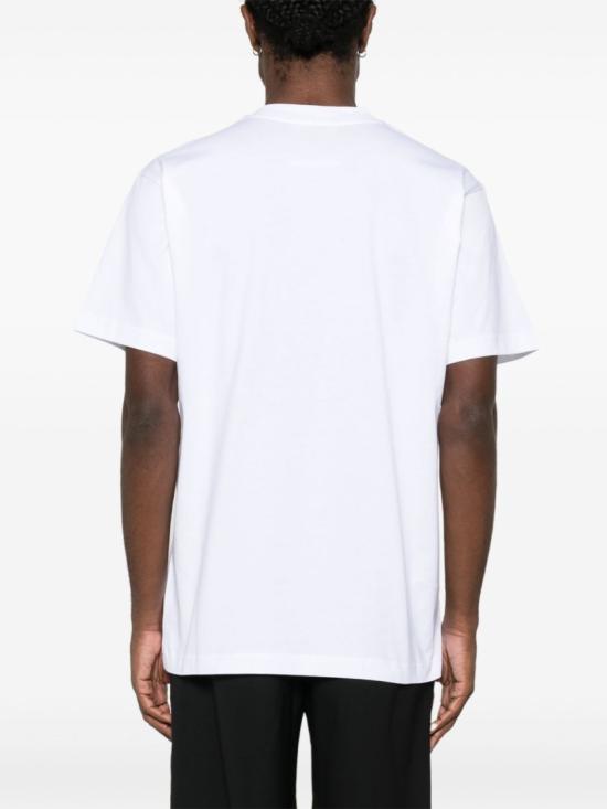  모스키노 반팔 티셔츠 J0723 0241 1001 White - MOSCHINO