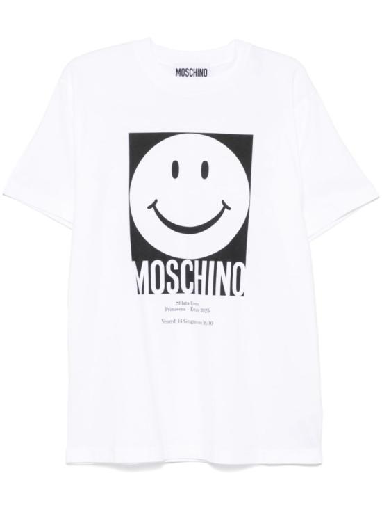  모스키노 반팔 티셔츠 J0723 0241 1001 White