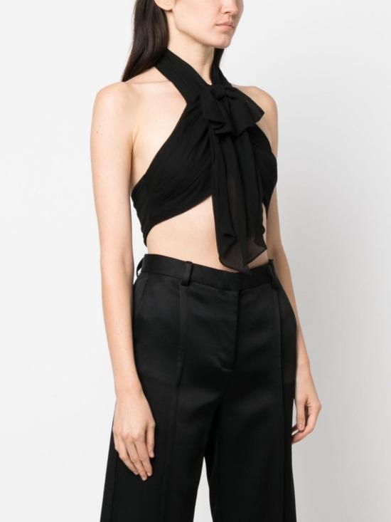  모스키노 민소매 티셔츠 A0806 5438 0555 Black - MOSCHINO