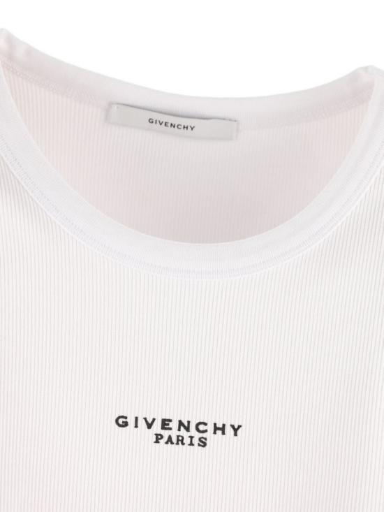 26SS 지방시 민소매 티셔츠 BW70FPP7BR 100 White - GIVENCHY