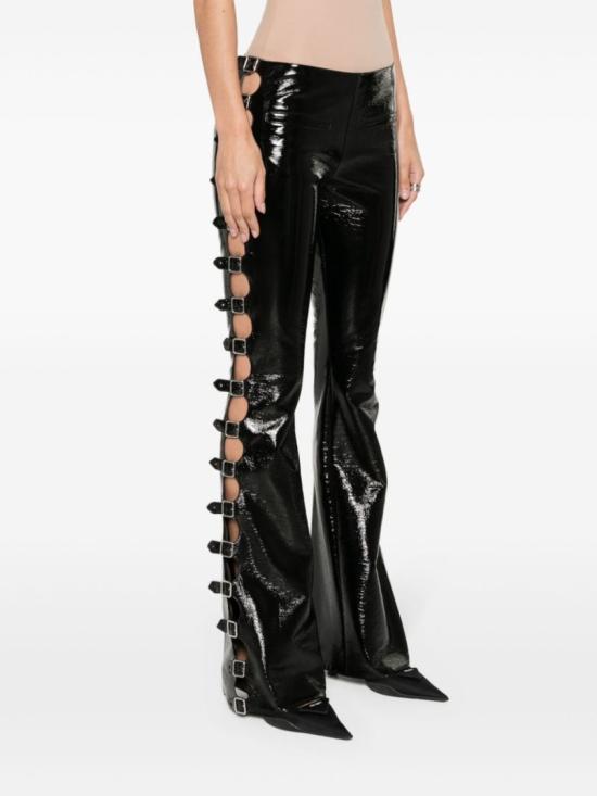  쿠레쥬 플레어 팬츠 224CPA190VY0014 9999 Black - COURREGES