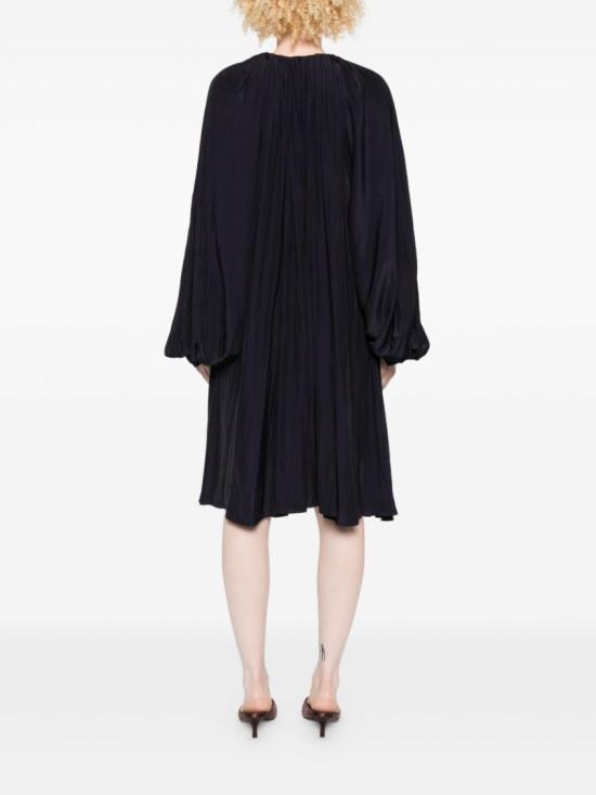 25FW 랑방 미디 원피스 RW TO0001 4778 H25 256 Black - LANVIN