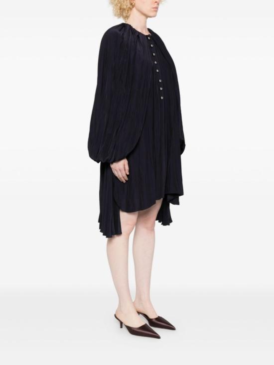 25FW 랑방 미디 원피스 RW TO0001 4778 H25 256 Black - LANVIN