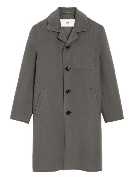 25FW 아미 울 벨티드 코트 HCO471 WV0022 055 Grey