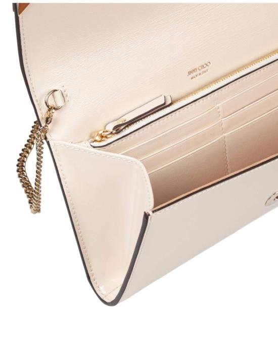 26SS 지미추 클러치/파우치 EMMIE PAT LATTE Neutrals - JIMMY CHOO