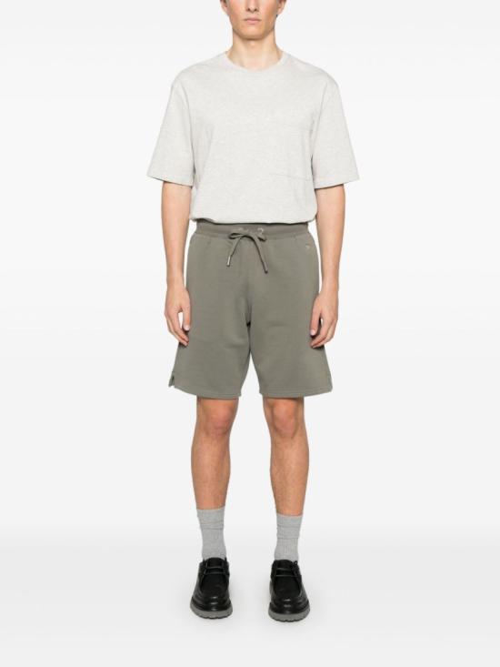 25SS 아미 톤온톤 하트 로고 숏 팬츠 HSO674 747 0953 Grey - AMI