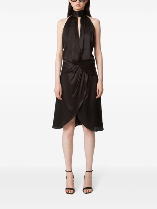 25SS 니나리찌 롱 원피스 25PCRO018VI0530 U9000 Black - NINA RICCI