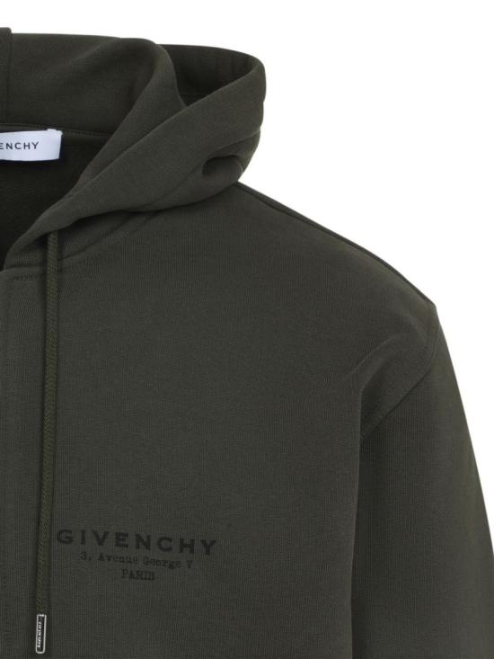 25FW 지방시 후드 티셔츠 BMJ0NJ3YRJ 305 Black - GIVENCHY