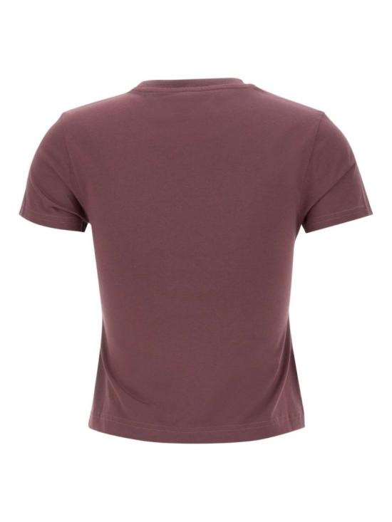 25FW 비비안웨스트우드 반팔 티셔츠 1G010015 J001M H405 Burgundy - VIVIENNE WESTWOOD