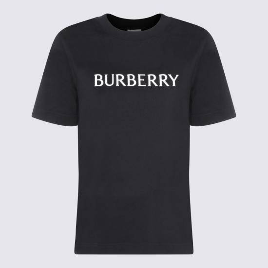 26SS 버버리 로고 코튼 티셔츠 8118977A1189 Black - BURBERRY