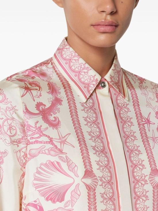 25FW 베르사체 블라우스 1001360 1A15277 5K660 Pink - VERSACE