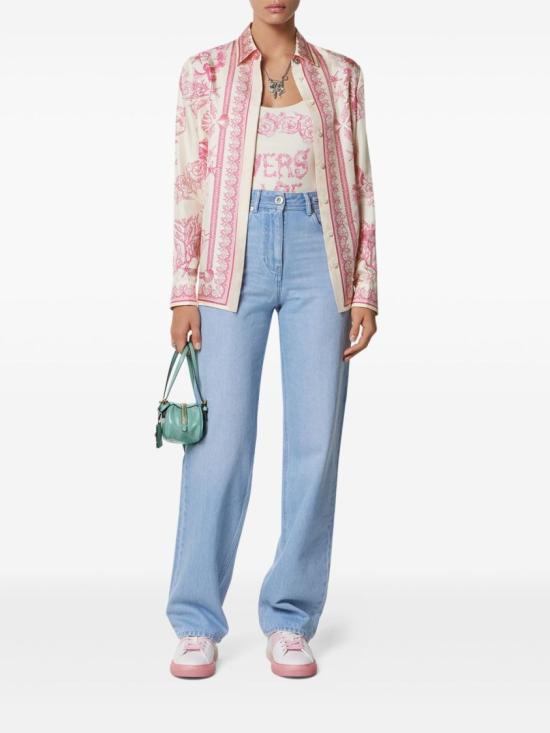 25FW 베르사체 블라우스 1001360 1A15277 5K660 Pink - VERSACE