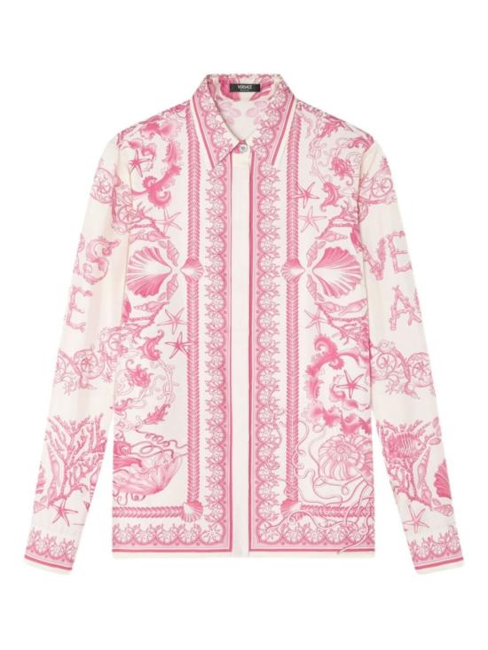 25FW 베르사체 블라우스 1001360 1A15277 5K660 Pink