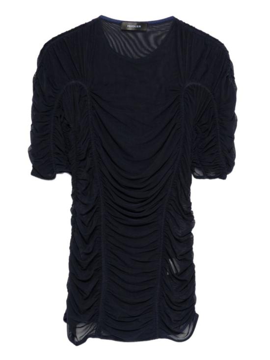 25FW 뮈글러 반팔 티셔츠 25F3TO0816595 6115 Black