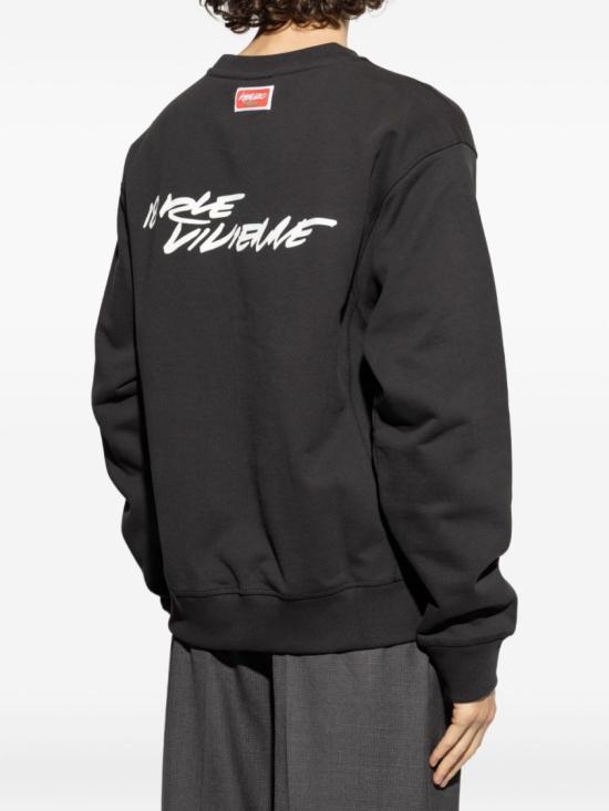 25FW 겐조 긴팔 티셔츠 FF65SW2524MC 99J Black - KENZO