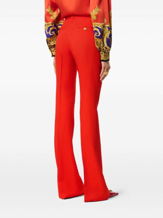 25FW 베르사체 플레어 팬츠 1013158 1A12595 1RC90 Red - VERSACE