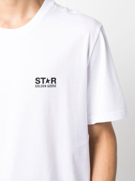 26SS 골든구스 반팔 티셔츠 GMP01220 P000879 10283 White - GOLDEN GOOSE