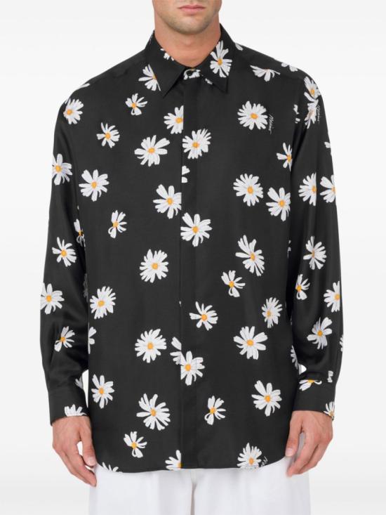 25SS 모스키노 긴팔 셔츠 A0219 0261 1555 Black - MOSCHINO