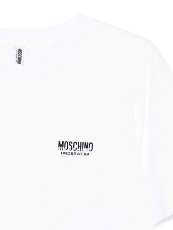 25FW 모스키노 반팔 티셔츠 A0708 4303 1001 White - MOSCHINO