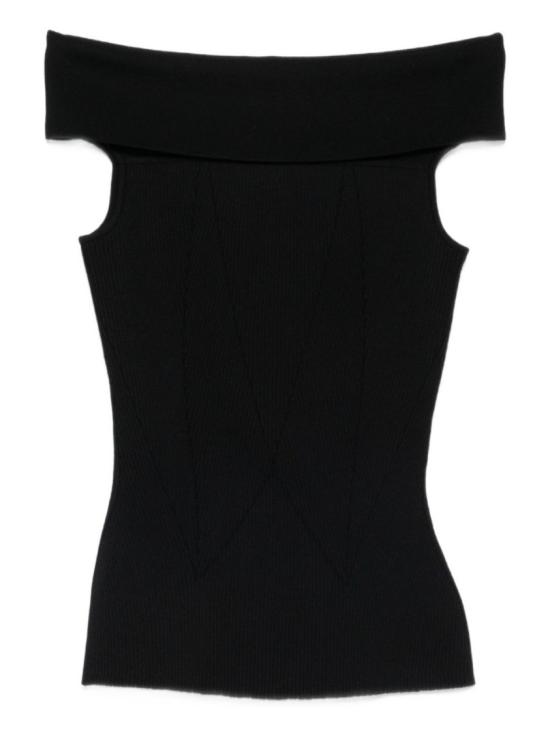 25FW 지방시 민소매 티셔츠 BW61FY4ZR2 001 Black
