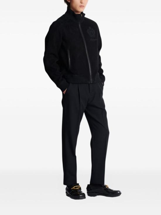 25FW 발망 봄버 자켓 FH0TFA87LD91 0PA Black - BALMAIN