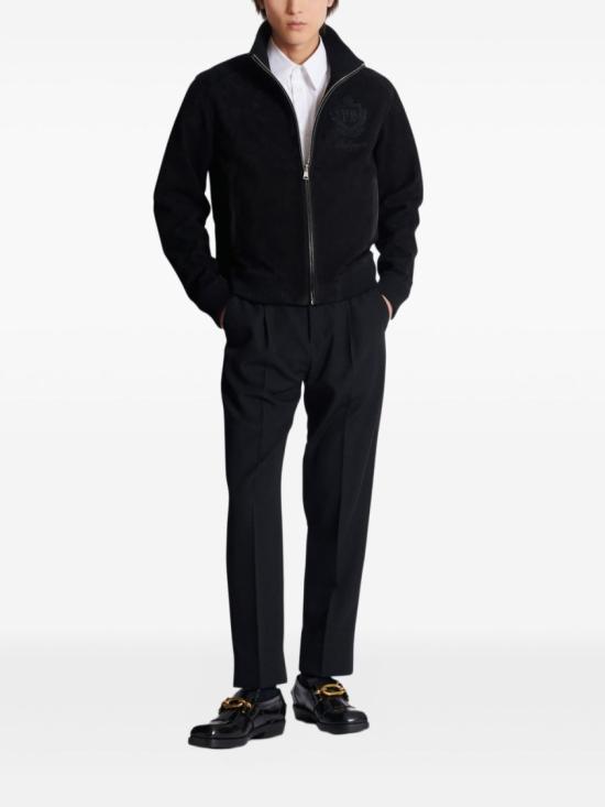 25FW 발망 봄버 자켓 FH0TFA87LD91 0PA Black - BALMAIN