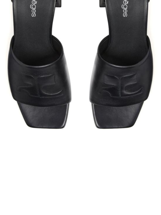 25SS 쿠레쥬 샌들 125SSD027AG0030 9999 Black - COURREGES