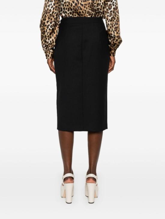 24FW 모스키노 미디 스커트 A0111 5519 0555 Black - MOSCHINO