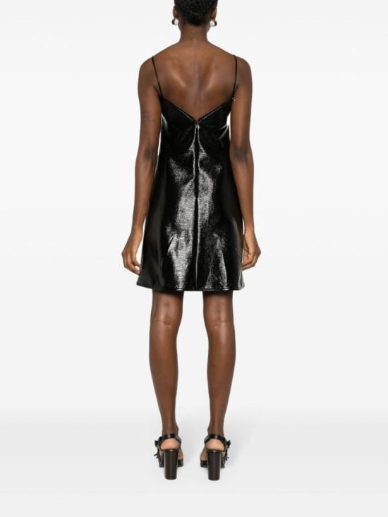  쿠레쥬 숏 원피스 124CRO334VY0014 9999 Black - COURREGES