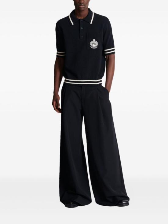 25FW 발망 폴로 티셔츠 FH0GB046KJ18 EER Black - BALMAIN