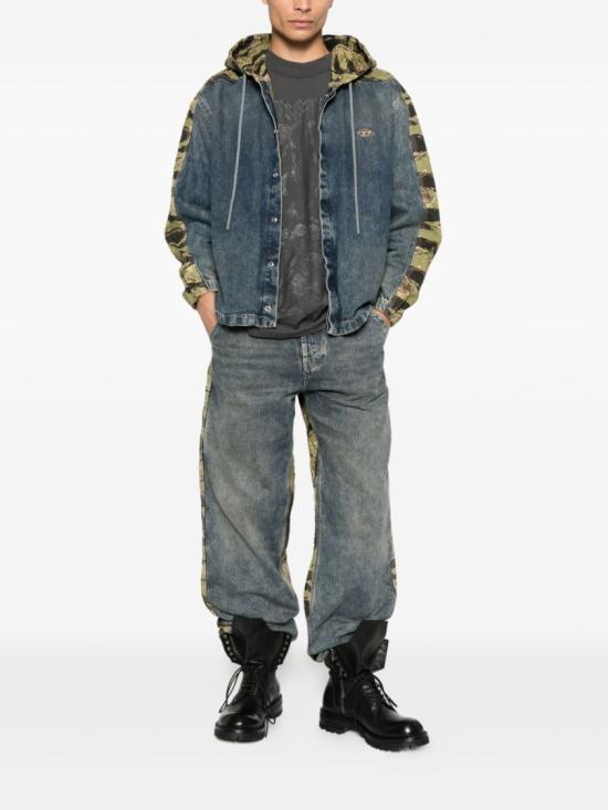 25FW 디젤 데님 자켓 A18285 0CMBY E2531 Grey - DIESEL