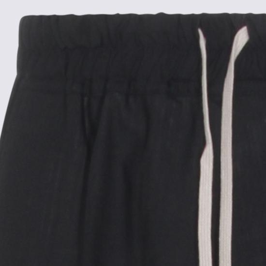 26SS 릭 오웬스 스트레이트 팬츠 RP01F6325WG09 Black - RICK OWENS