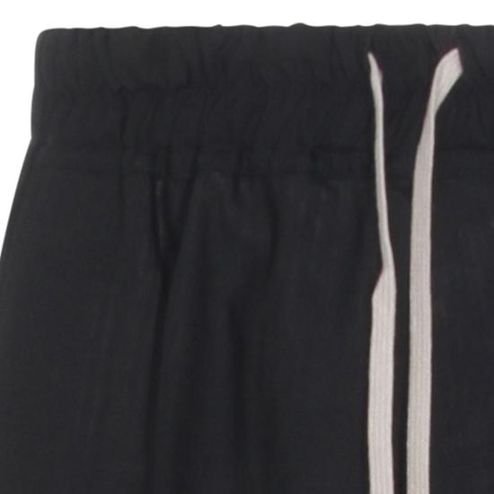 26SS 릭 오웬스 스트레이트 팬츠 RP01F6325WG09 Black - RICK OWENS