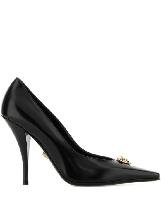 25FW 베르사체 힐/펌프스 1020467 1A14835 1B00V Black