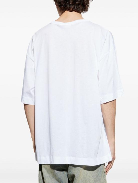 25SS 드리스 반 노튼 반팔 티셔츠 251 021141 1608 1 White - DRIES VAN NOTEN