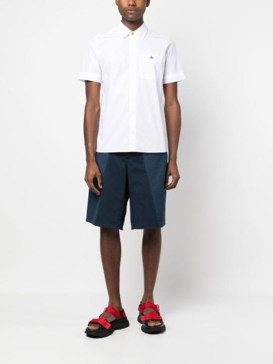 25SS 비비안웨스트우드 반팔 셔츠 24010004 W009Q A401 White - VIVIENNE WESTWOOD