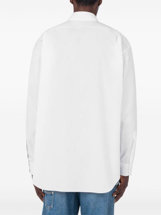 25SS 모스키노 긴팔 셔츠 A0220 0235 1001 White - MOSCHINO