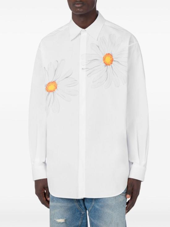 25SS 모스키노 긴팔 셔츠 A0220 0235 1001 White - MOSCHINO