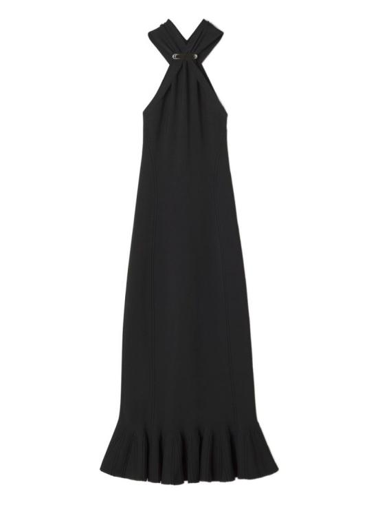 25FW 랑방 롱 원피스 RW DR0086 K068 H25 10 Black