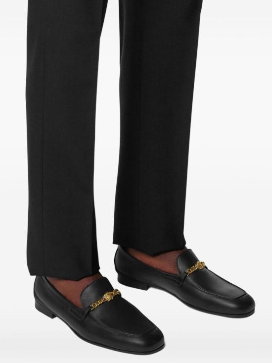 25FW 베르사체 로퍼 1019879 1A00138 1B00V Black - VERSACE