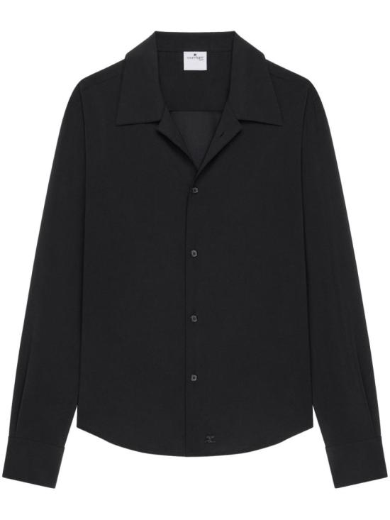 25SS 쿠레쥬 긴팔 셔츠 125CCH079CO0137 9999 Black