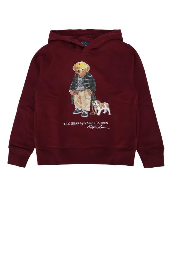 25FW [키즈] 폴로 랄프로렌 트레이닝 상의 323979491 001 FA25BEARCLASSICWINE