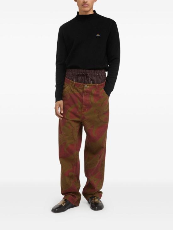 25FW 비비안웨스트우드 스웨터 27010017 Y002M N401 Black - VIVIENNE WESTWOOD