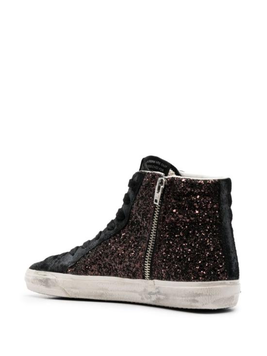 26SS 골든구스 슬라이드 하이 스니커즈 GWF00115 F003977 81993 Black - GOLDEN GOOSE