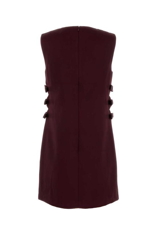 25FW 셀프 포트레이트 숏 원피스 SC25022SBU BURGUNDY Burgundy - SELF PORTRAIT