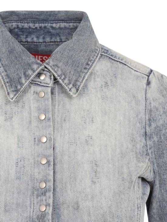 25FW 디젤 데님 셔츠 A21284 068TY 01 Grey - DIESEL