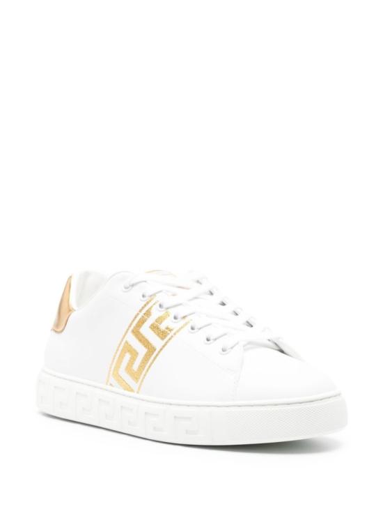 25FW 베르사체 그레카 로고 스니커즈 1014460 1A00776 2W110 White - VERSACE